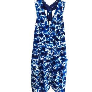 Greylin Women's Dress Large L Blue Sleeveless Size  Misses 12 14